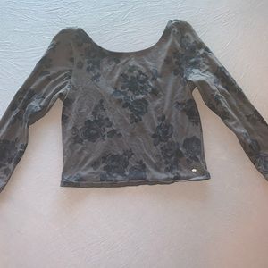 American Eagle scoop back crop top